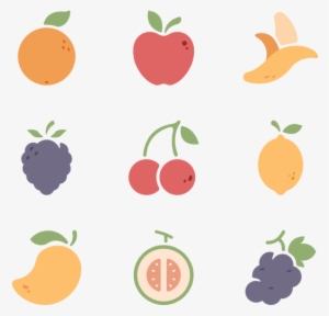 Fruits And Vegetables Icons - Fruit Icon Png #568534