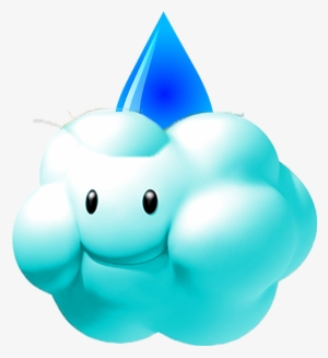 Rain Cloud - Mario Kart Snow Cloud #569237