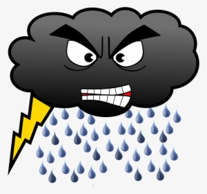 Clipart Rain Rain Cloud - Thunderstorm #569711