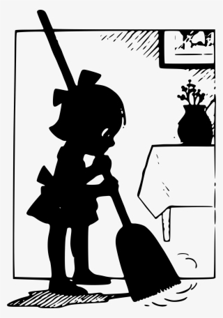 Clip Art Black And White Stock Clothespin Clipart Black - Household Chores Clipart Black And White #5601829