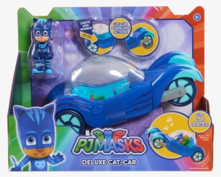 Pj Masks Deluxe Vehicle, Catboy, , Large - Pj Masks Deluxe Cat Car #5602179