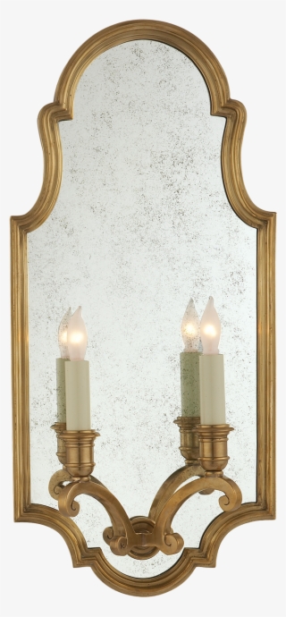 Sussex Medium Framed Double Sconce In Antique-burnished #5602834