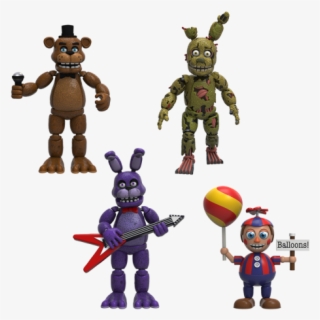 Tinflyphy Funko Five Nights At Freddy's 4 Figure Pack #5603458