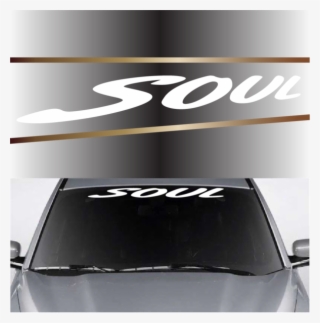 Soul Windshield Decal Fits Kia Car And More - Cute Front Windshield Stickers #5603561