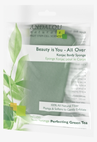Konjac Sponge Biy V=1463691667 - Andalou Naturals All-over Konjac Body Sponge #5603835
