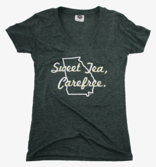 Georgia Ladies V-neck - T-shirt #5603897