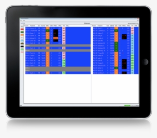 The Whiteboard, A Bed Tracking System, Is A Fully Configurable - Whiteboard #5603899