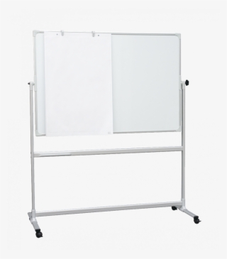 Mobile Whiteboard With Revolving Board - Bhma Limited 1200 X 1200mm Mobile Whiteboards #5604009