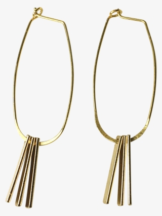 Alia Elongated Hoops - Earrings #5604791