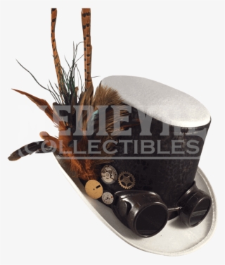 Steampunk Cole Goggle Top Hat - Steampunk Top Hats, Steampunk Shop, Steampunk Wedding, #5605479