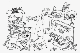 Once Upon A Time, In A Land Of Cheese And Chocolate, - Line Art #5605617