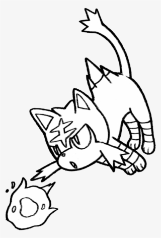 Top Litten Coloring Pages 725 2 By Realarpmbq - Pokemon Litten Coloring Pages #5606439