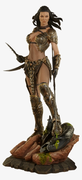 Warrior Predator Png Image Background - Kier Valkyrie Of The Dead Premium Format Figure #5606931