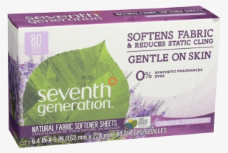 Seventh Generation Natural Fabric Softener Sheets Lavender - Seventh Generation - Natural Fabric Softener Sheets #5606990