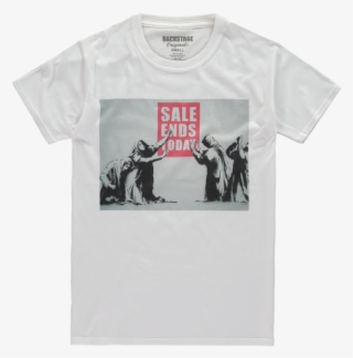 Banksy Sale Ends Today Men's T-shirt - Banksy Sale Ends Tomorrow #5607296