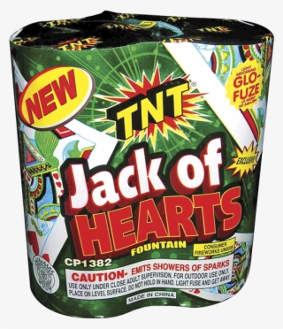 Jack Of Hearts By Tnt, Fountain, No Duration - Tnt Pop Its #5607690