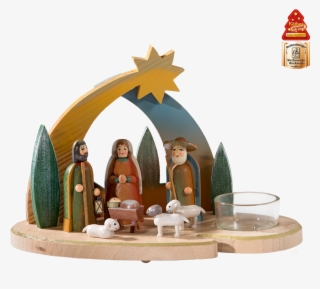 Tealight Candle Holder "birth Of Christ" - Tealight #5607974