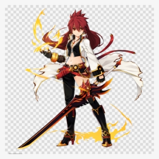 Download Elsword Elesis Blazing Heart Clipart Elsword - Elsword Elesis Crimson Avenger Sword #5608616