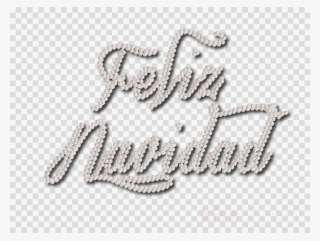 Feliz Navidad Letras Plateadas Clipart Text Christmas - Feliz Navidad Fondo Transparente #5610156