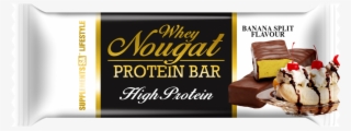 Whey Nougat Protein Bar 50g Banana Split - Chrome #5611738