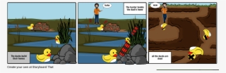 The Three Little Ducks - Cartoon #5612148