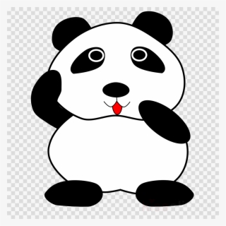 Monochrome Panda Clipart Giant Panda Red Panda Clip - Bendy And The Ink Machine Searcher Boss #5612380