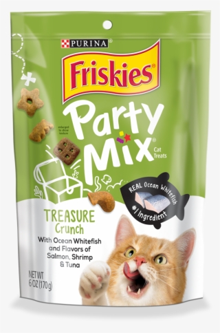 Party Mix Treasure Crunch - Purina Friskies Flaked With Tuna Cat Food 156 G #5612599