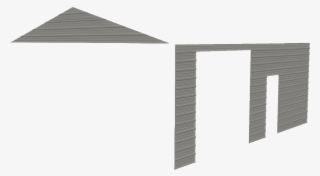 Carport Wall P Gray - Shed #5613553