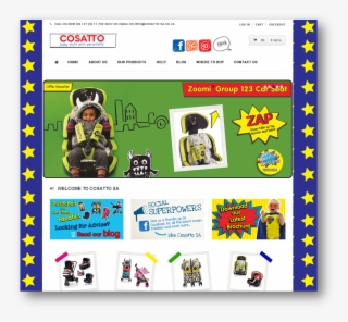 A Snapshot Of Our New Website Homepage - Cartoon #5613706