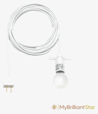 Cable For Original Herrnhut Paper Star, Yellow / Red - Inch #5614046