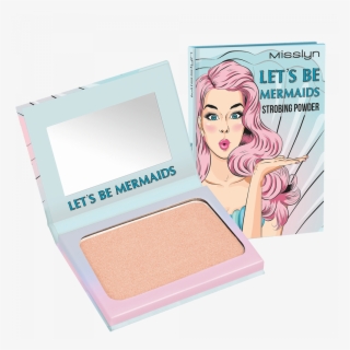 Our Let's Be Mermaids Strobing Powder Adds The Perfect - Misslyn Let's Be Mermaids Strobing Powder #5615494