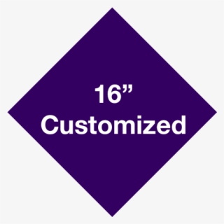 16" Purple Diamond Custom Floor Tape Signs - Business #5617509