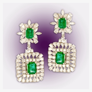 Classic Diamond Danglers - Earrings #5618317