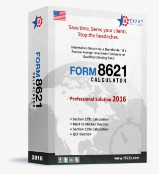 Form 8621 Calculator - Form #5618524