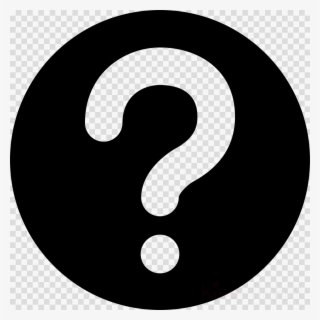 Question Mark Transparent Button Clipart Computer Icons - Circle With Transparent Background #5618893