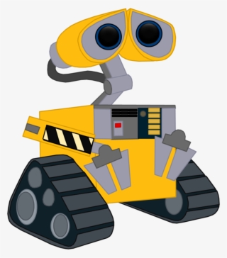 Wall E Transparent Png - Wall E Robot Cartoon #5619368