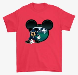 Nfl Seattle Seahawks Mickey Mouse Football Shirts T - Seattle Seahawks #5622677