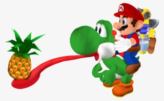 On Png Cutout By Framerater - Super Mario Sunshine Yoshi #5624739