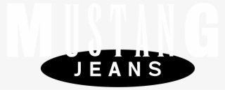 Mustang Jeans Logo Black And White - Mustang Jeans #5624999