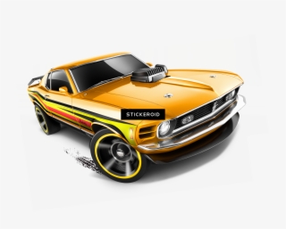 Ford Mustang Cars - Hot Wheels, 2014 Hw City, 70 Ford Mustang Mach 1 [yellow] #5625137