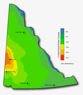Annual Average Energy Production Potential For A Solar - Yukon #5626321