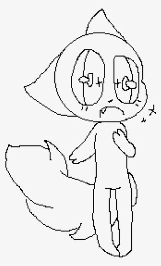 Chibi Neko Base - Line Art #5626447