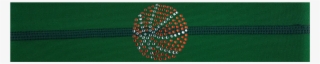 Loop Green With Rhinestone Basketball - Flag #5626509