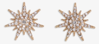 Rhinestone Earrings Yellow - Earring #5626964