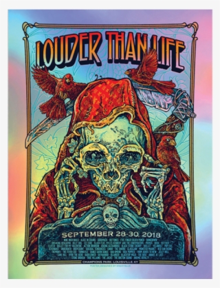 Louder Than Life 2018 Foil Poster - Jpeg #5629536