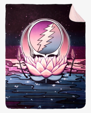 Grateful Dead Stealie Nestled In A Pink Lotus Flower, - Grateful Dead - Lotus Syf Black Youth Hoodie Black #5630853