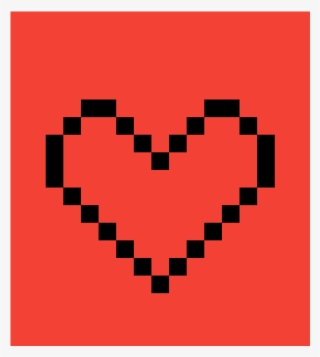 Undertale Heart - Pink Heart Pixel Art #5632165