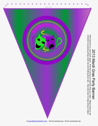 Mardi Gras Party Banner - Mardi Gras Banners Printables #5632944
