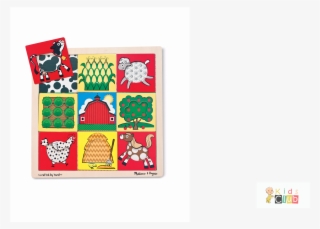 Doug Peek Through Farm Puzzle Image - Melissa & Doug Peek-through Puzzle - Farm #5633872