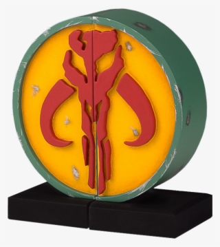 Star - Gentle Giant Star Wars Mandalorian Logo Bookends #5634248